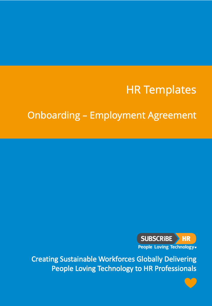 Subscribe-HR-HR-Templates-Employment-Agreement-Cover
