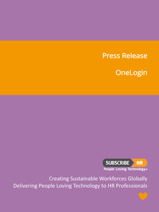 Subscribe-HR Press Release OneLogin