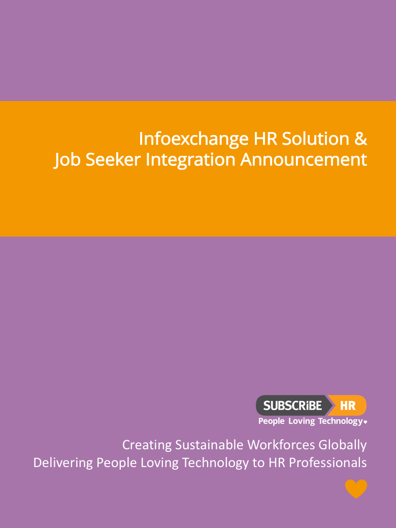 Subscribe-HR Infoexchange Integration Announcement