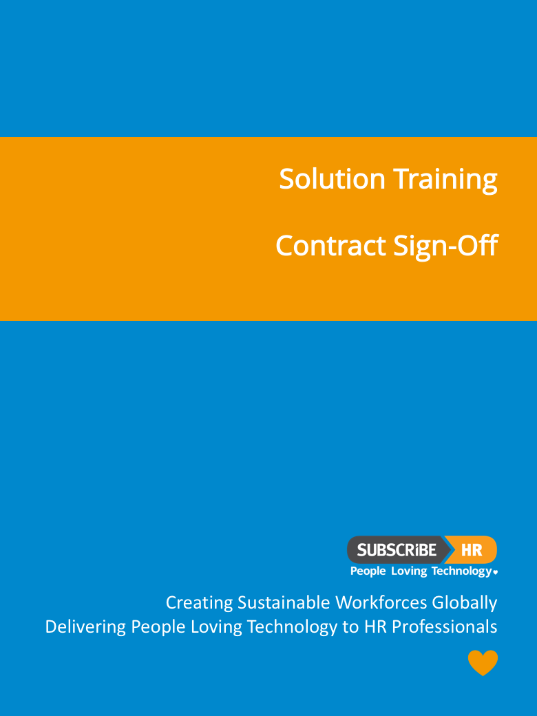 Subscribe-HR Video Contract Sign-Off Training