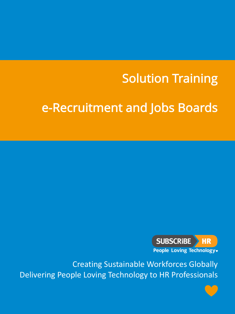 Subscribe-HR Video e-Recruitment and Jobs Boards Training