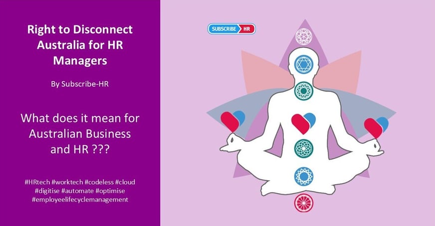 right to disconnect australia HR